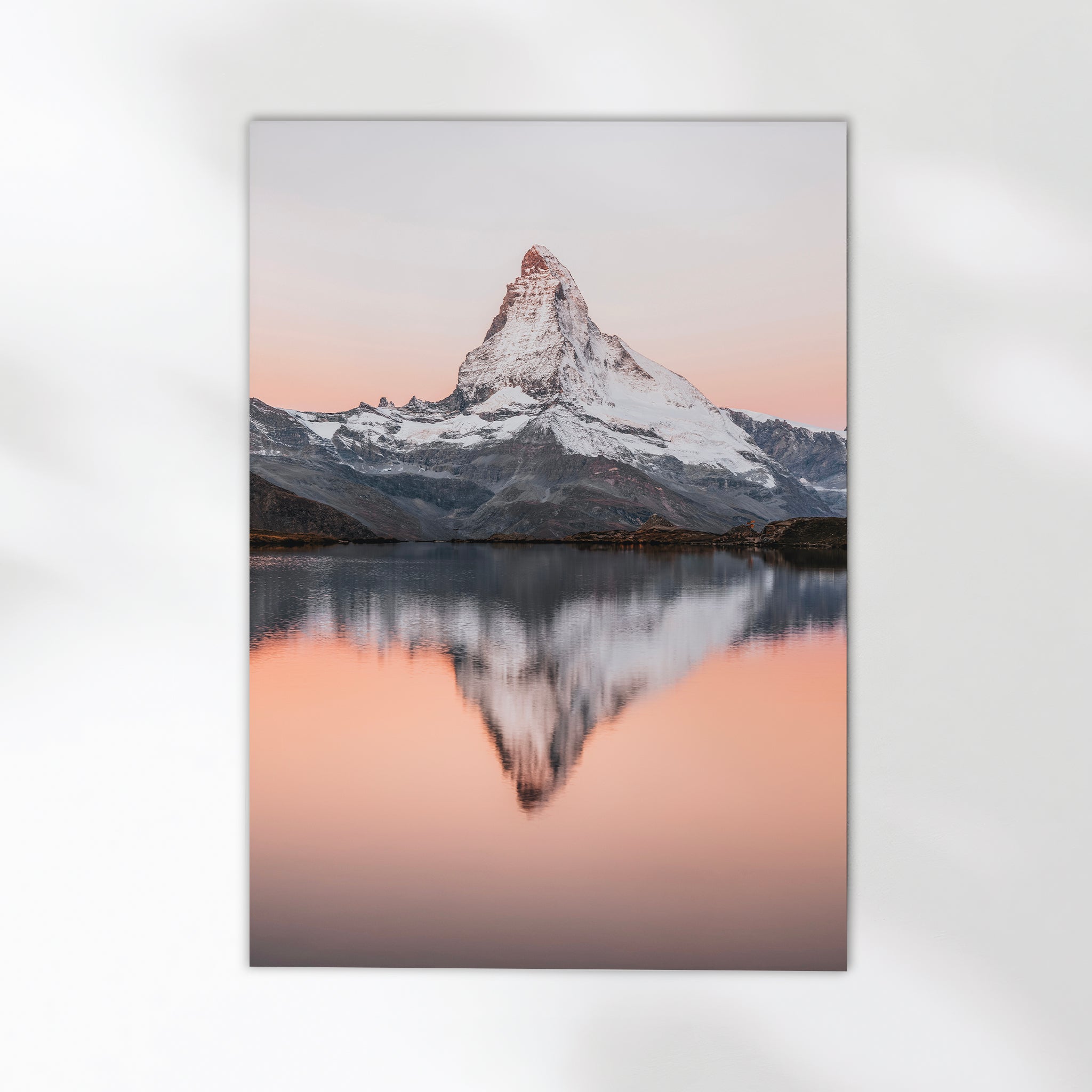 Matterhorn reflected in Stellisee, Switzerland