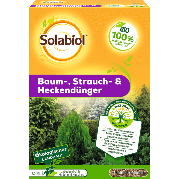 Solabiol Baum-, Strauch & Heckendünger 1,5 kg