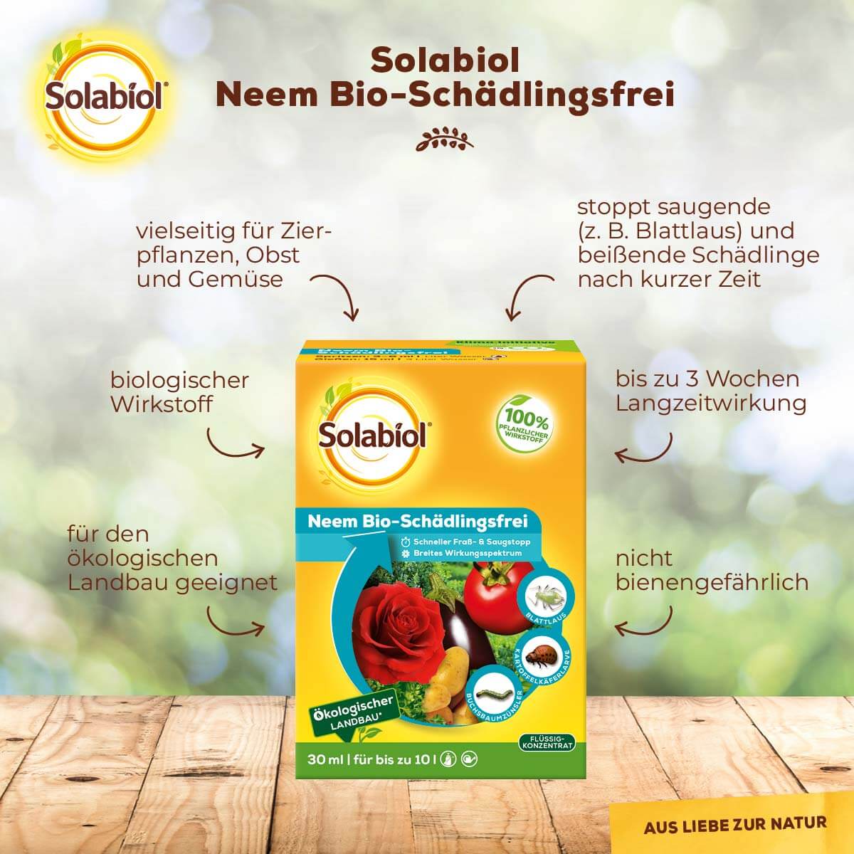Solabiol Neem Bio-Schädlingsfrei 30 ml