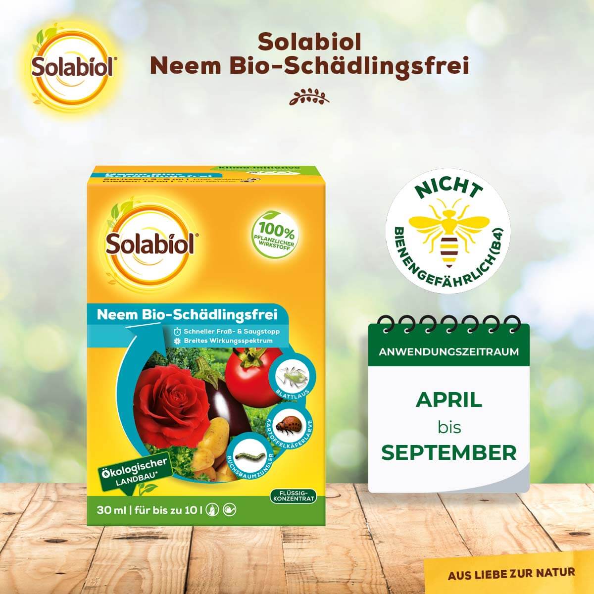 Solabiol Neem Bio-Schädlingsfrei 30 ml