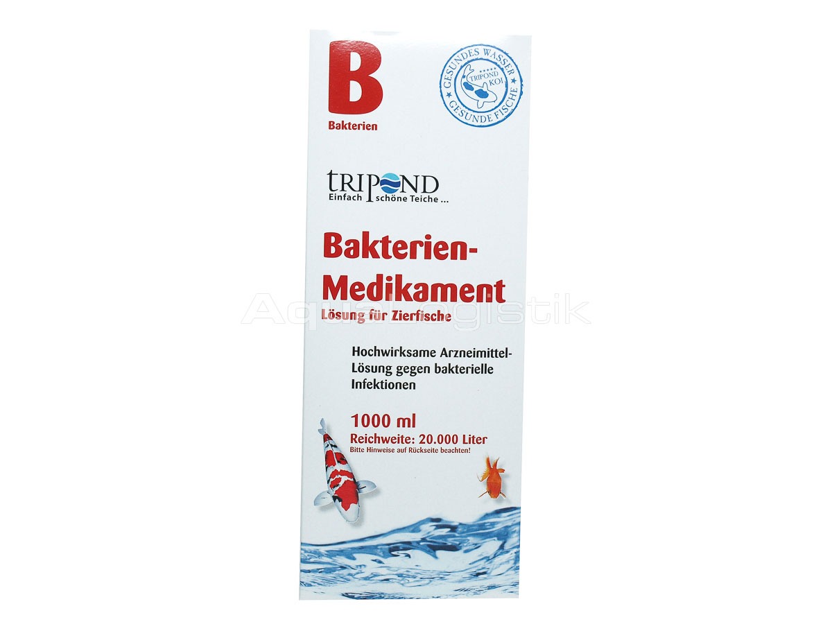 TRIPOND Bakterien-Medikament gegen bakterielle Infektionen 1000 ml für 20 m²