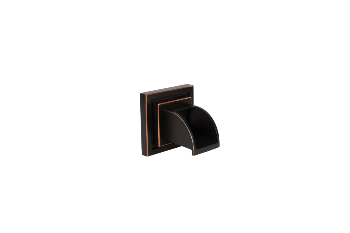 Wandauslass Quadrat Bronze