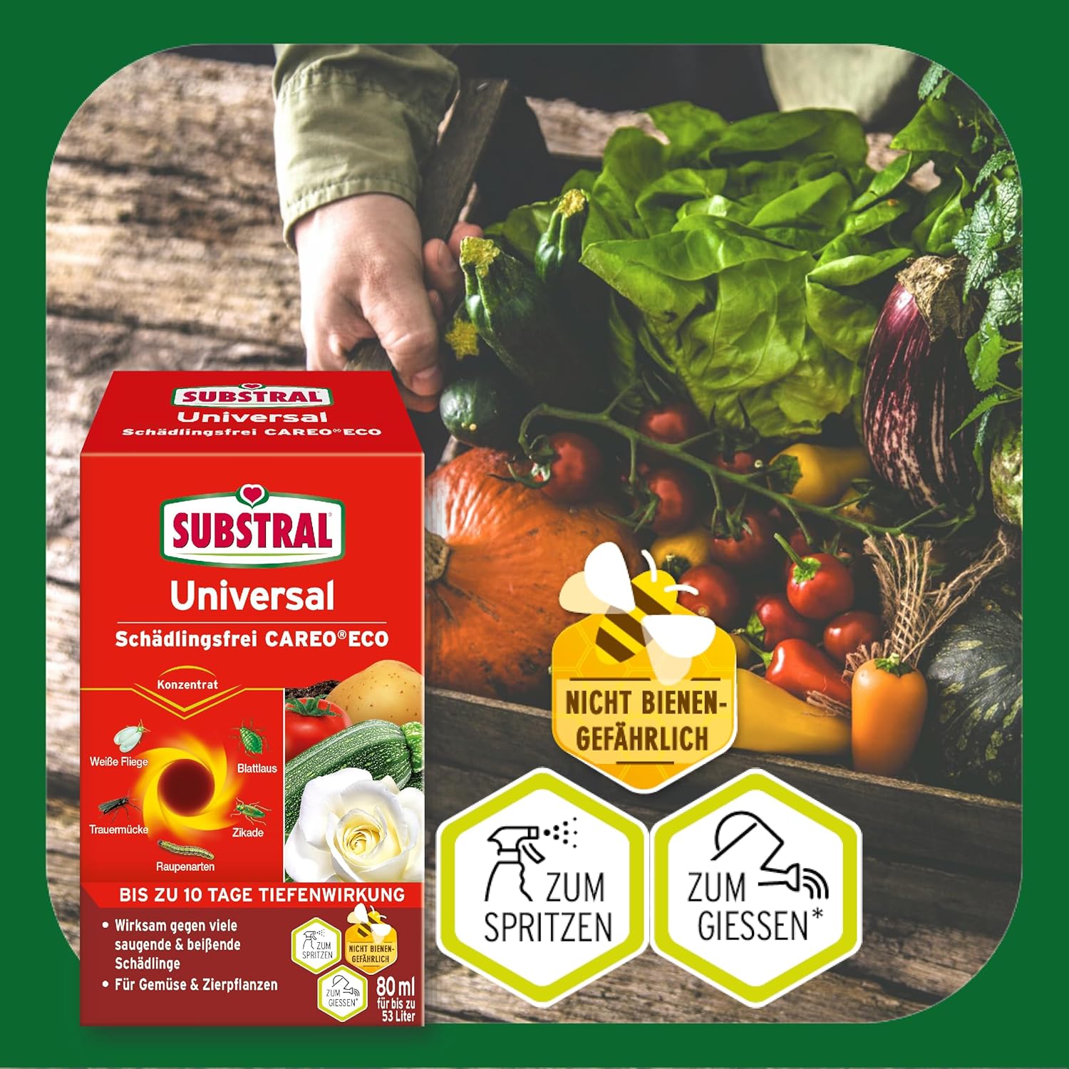 SUBSTRAL® Universal Schädlingsfrei Careo Eco für 50 Liter 