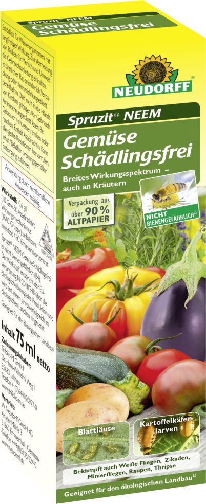 Neudorff Spruzit NEEM GemüseSchädlingsfrei 30 ml Flasche