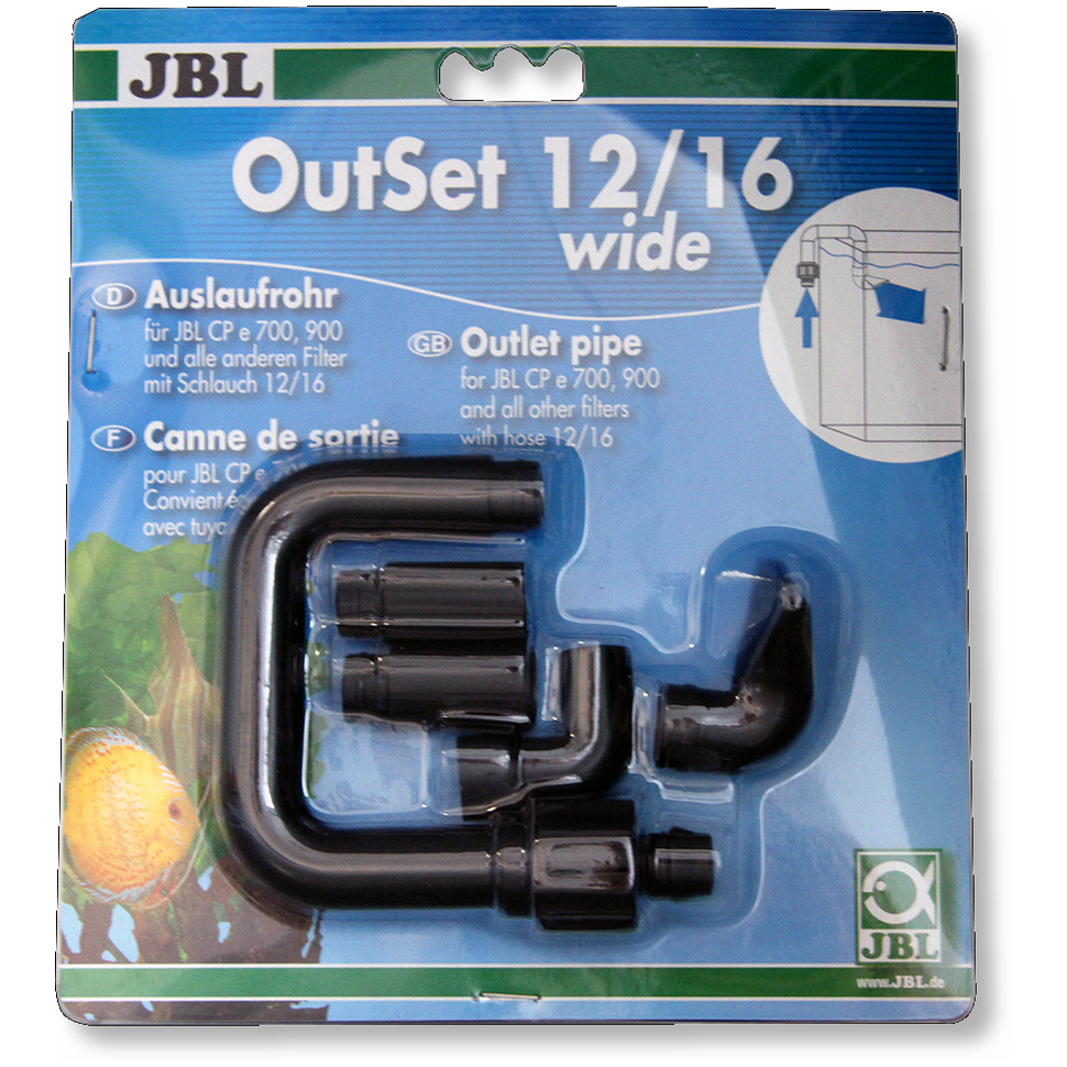 JBL OutSet wide 12/16 Wasserrücklauf-Set mit Breitstrahlrohr