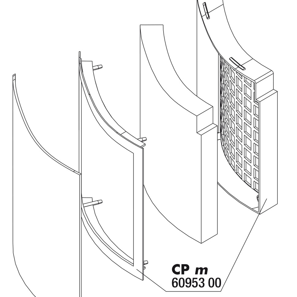 JBL CP m greenline Halterung FilterPad