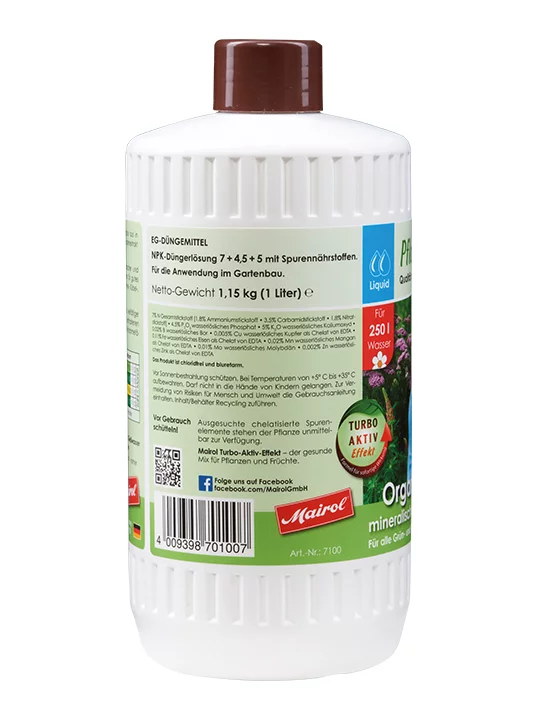 Mairol Organisch-mineralischer Dünger Pflanzenfit Liquid 1000ml