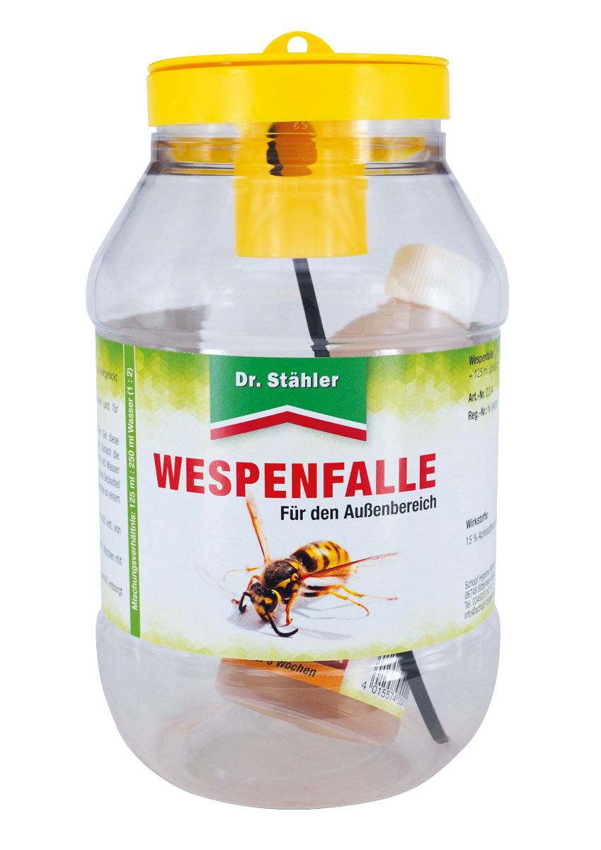 Dr. Stähler Wespenfalle 1 Köderfalle und mit Lockstoff
