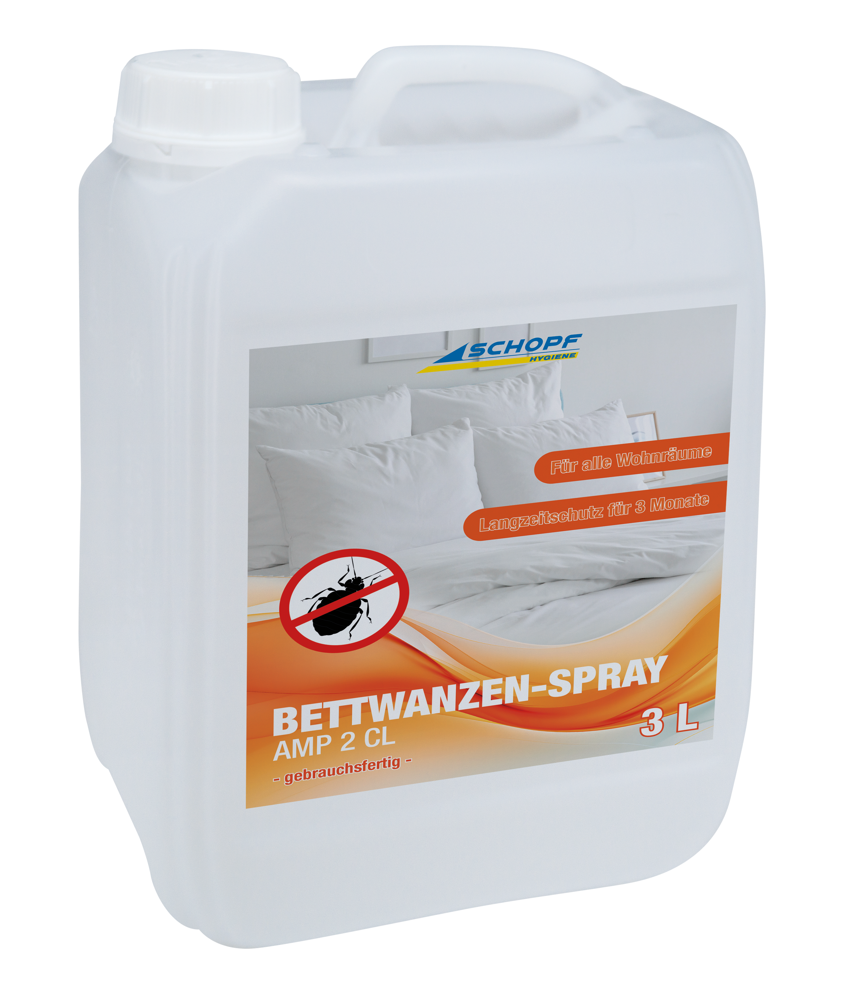 Schopf Bettwanzen-Spray  Sprühlösung gegen Bettwanzen 3 L