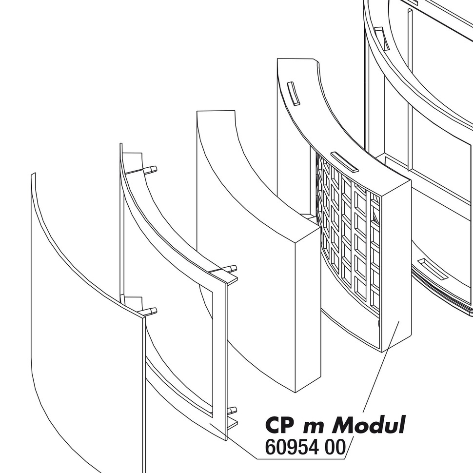 JBL CP m greenline Halt.Modul FilterPad