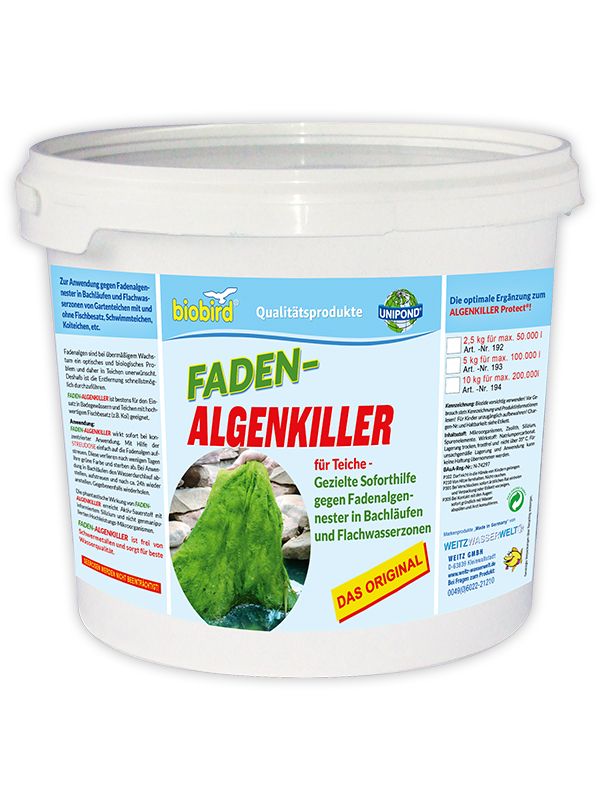 FADENALGENKILLER für Teiche 5 kg für max. 100.000 Liter