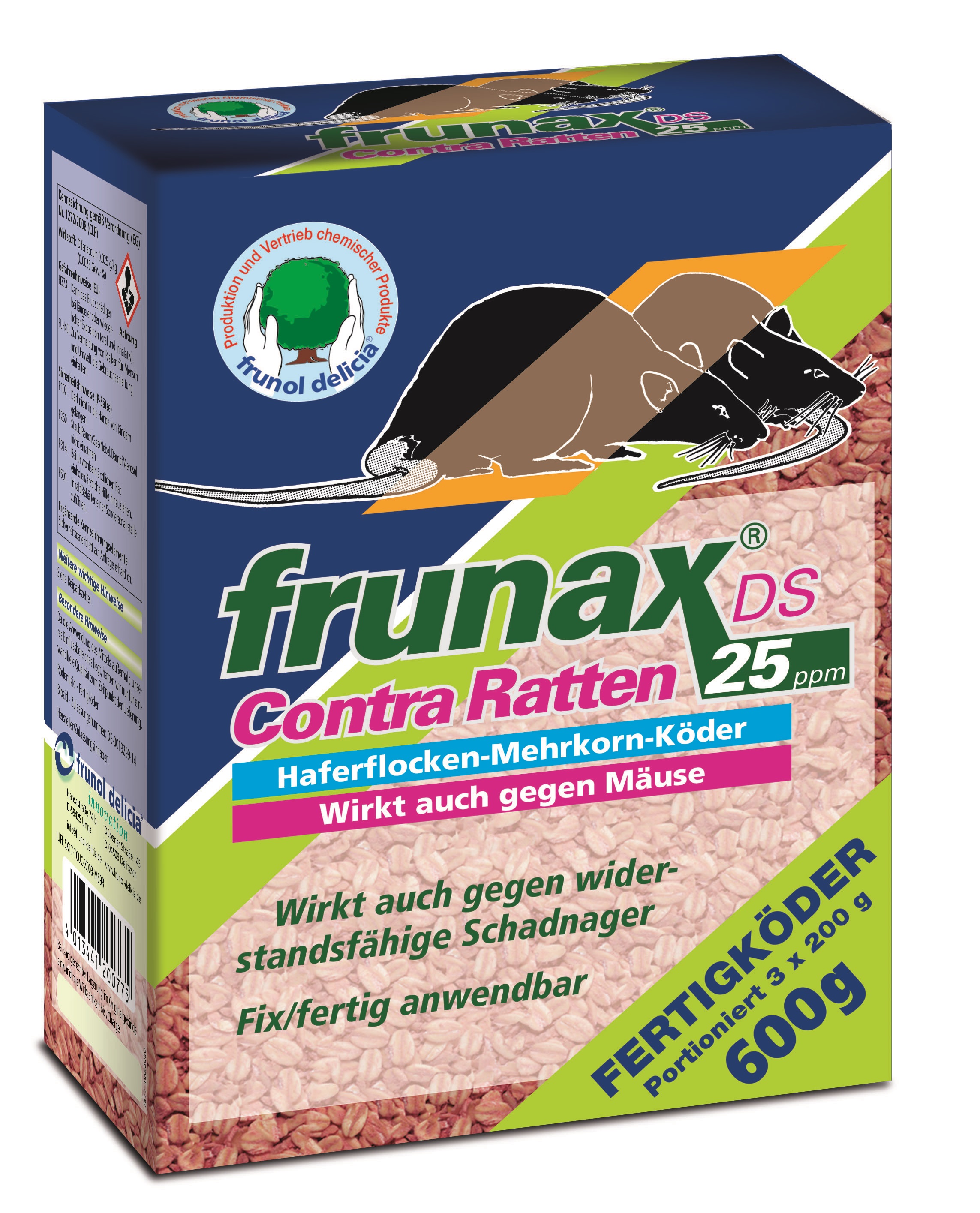 frunax® DS Contra Ratten 25 ppm  600 g
